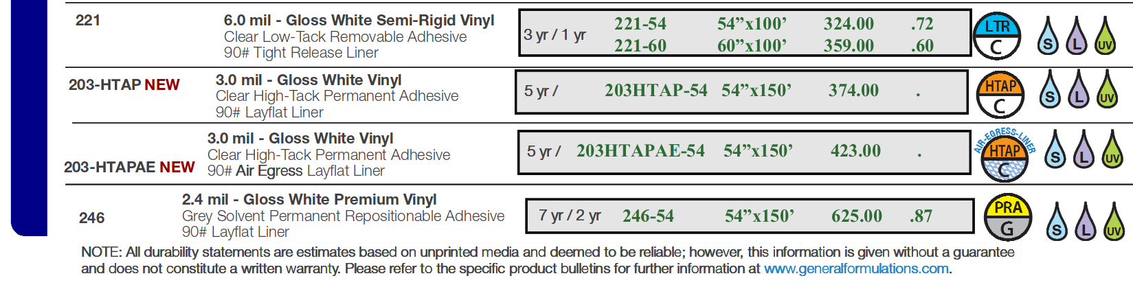 Concept gloss white 2 2023 - Digital Print Media - Gloss Whites