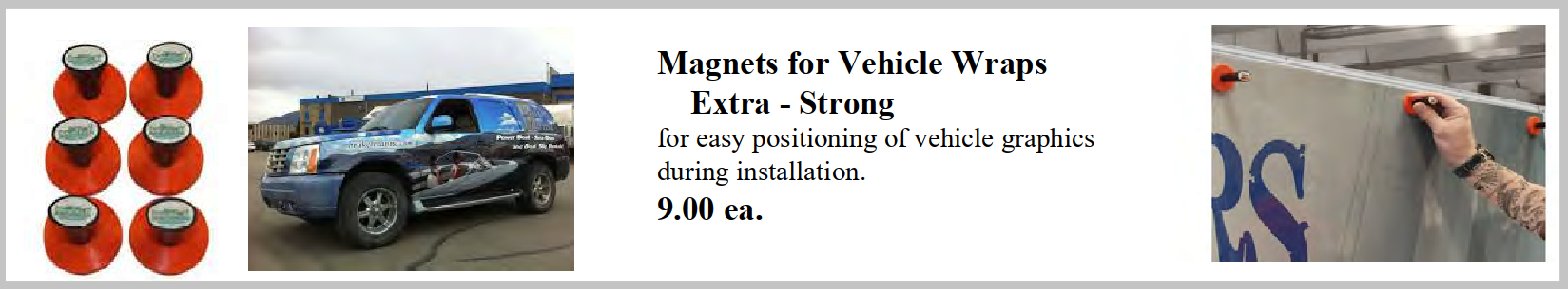 magnets vehicle - Vinyl Application Tools
