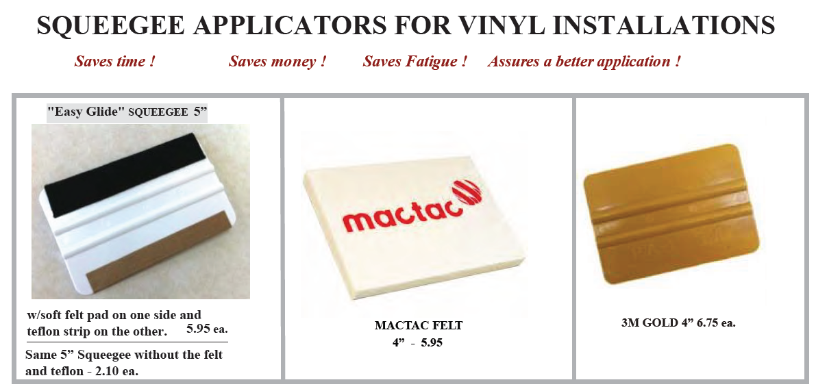 squeegees 1 mar 2023 - Squeegees for Vinyl Application
