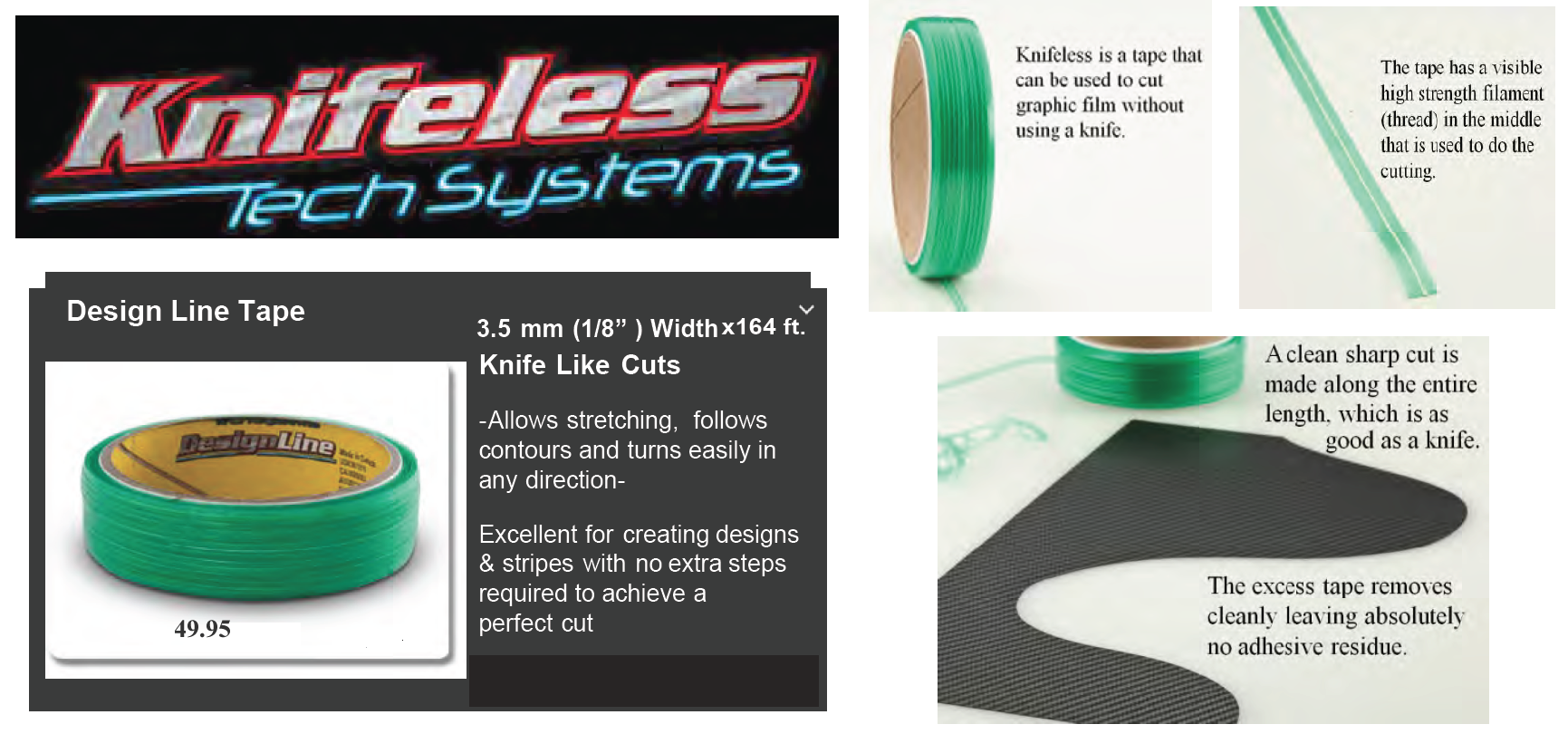 Tape knifeless instructions 1 3 - Knifeless Tape