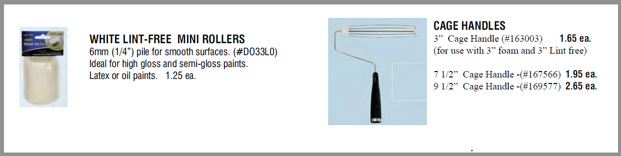 paint rollers 2 - Paint Rollers - Handles