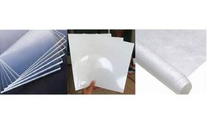 "Lexan"-Rigid Vinyl-"Tyvek"