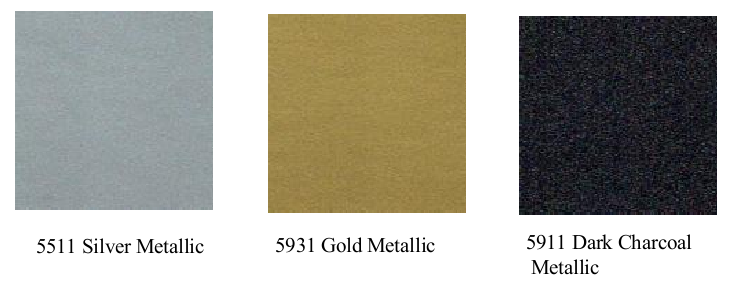 2.8 mil metallc images - Ultra Gloss Calendered Vinyl 2.8 mil Premium - Metallic Colours
