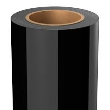 black gloss vinyl roll