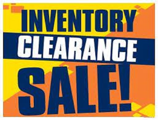 inventory clearance sale