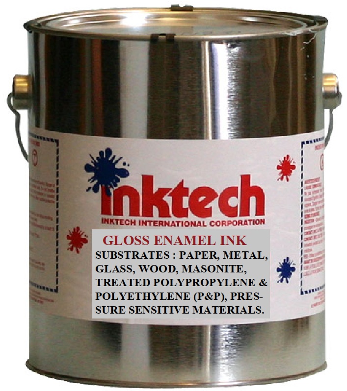 Gloss Enamel Screen Ink 2 - "Ink Tech" Screen Printing Inks