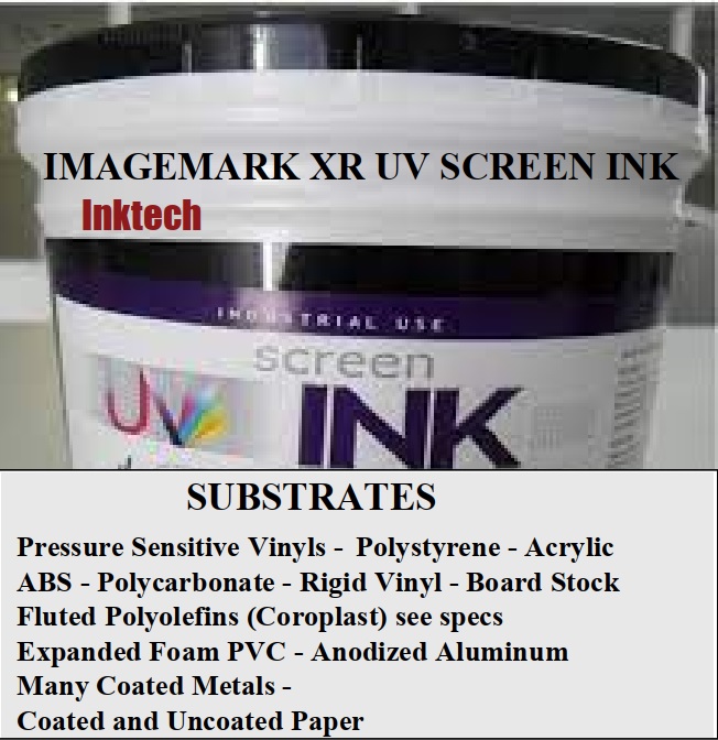 UV container Imagemar XR - "Ink Tech" Screen Printing Inks