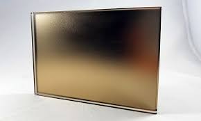 gold frosed etch glass - Window Etch Film