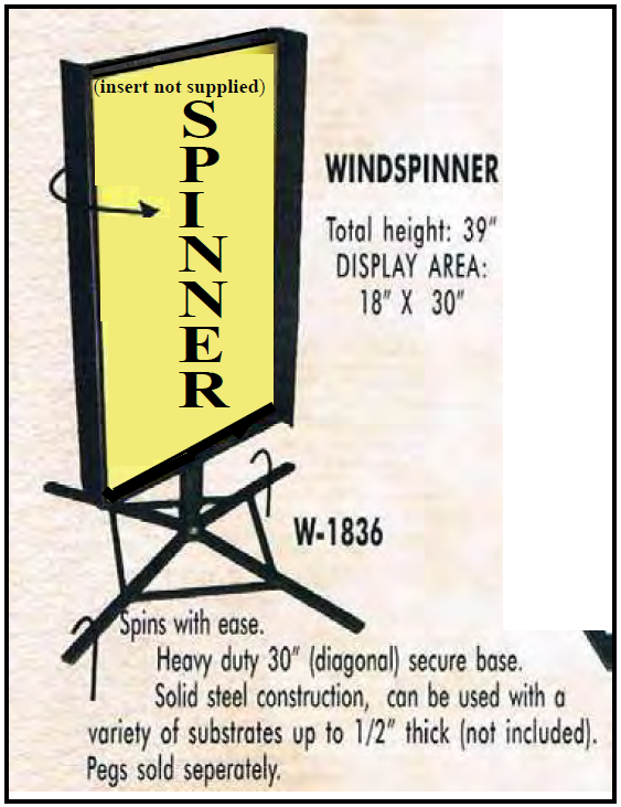wind spinner - Sign Stands