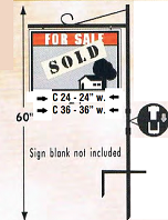 crane holder 4 - "A-FRAMES"-SIGN HOLDERS-BANNER STANDS