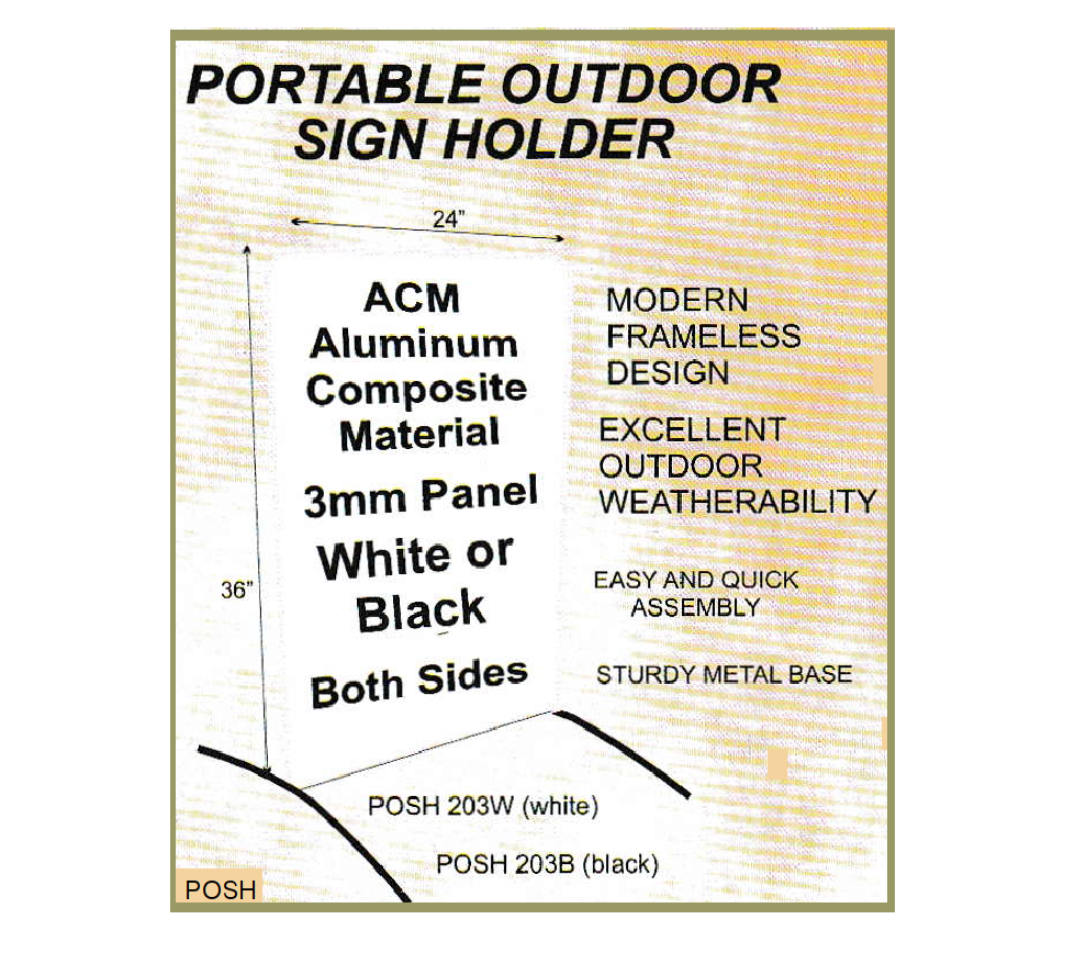posh june 2022 2 - "A-FRAMES"-SIGN HOLDERS-BANNER STANDS