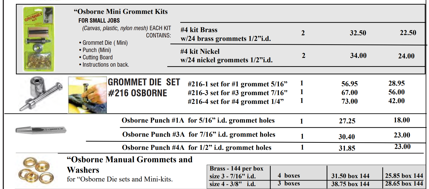 fasnap 2 - INVENTORY CLEARANCE - Sign Supplies - Grommets & Accessories