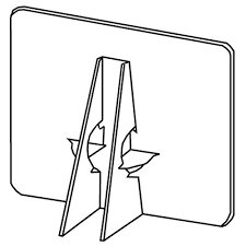 double wing easel 7 inch